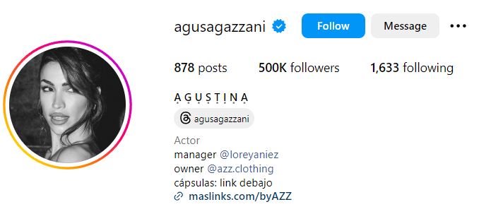 Agus Agazzani's Instagram