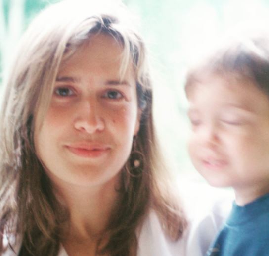 Childhood photo of William with his mom