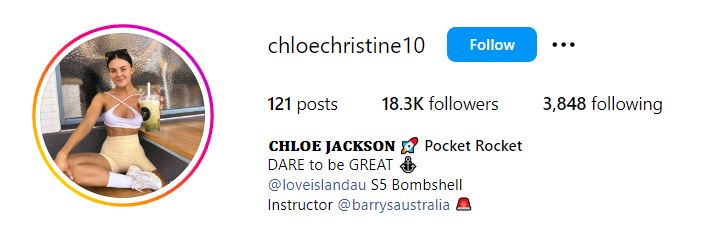 Chloe Christine's Instagram