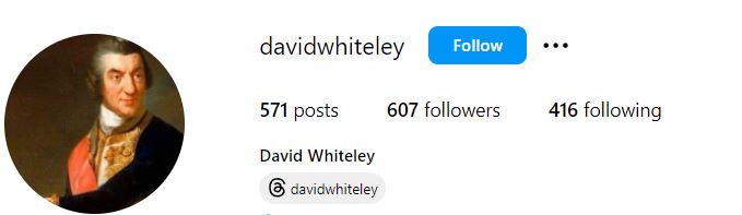 David Whiteley's Instagram