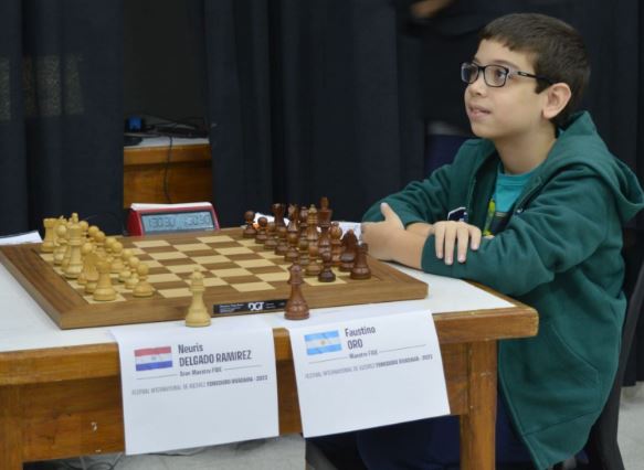Faustino Oro is a professional chess player