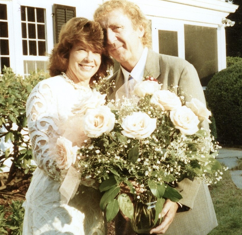 Karen Boyer and her husband's wedding image