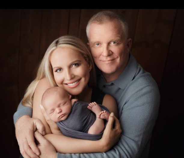 Lucia Oskerova with her husband Anthony Michael Hall and son Michael Anthony Hall II