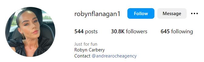 Robyn Flanagan's Instagram